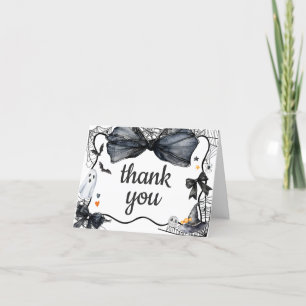 Spooky Little Boo Baby Shower Thank You Card
