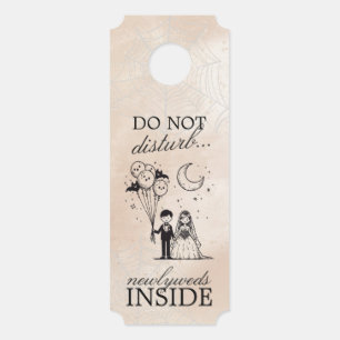 Spooky Little Couple Door Hanger