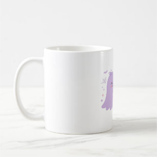 Spooky Love Ghost Couple Halloween Art Coffee Mug