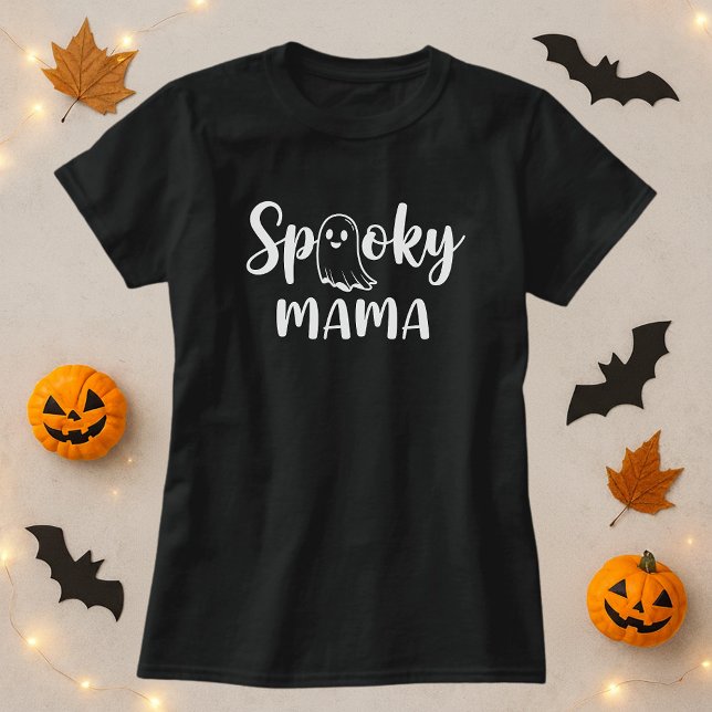 Spooky Mama Gift Halloween T-Shirt (Creator Uploaded)