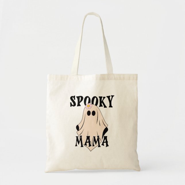 Spooky mama tote bag (Front)