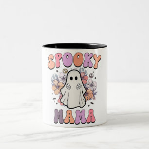 Spooky Mama Two-Tone Coffee Mug