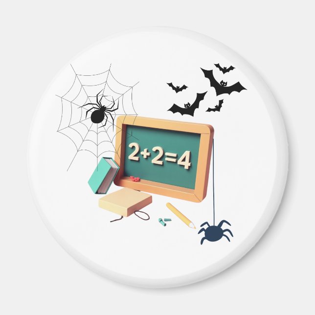 Spooky Math Teacher   Magnet (Front)