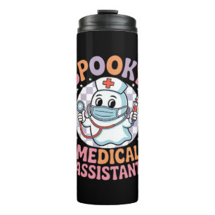 Spooky Medical Assistant Cute Halloween Essential  Thermal Tumbler
