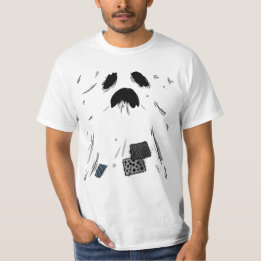 Spooky Minimalist Ghost Halloween T-Shirt