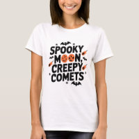 Spooky moon, creepy comets