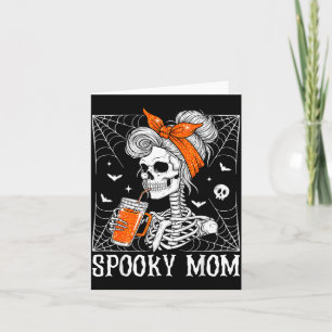 Spooky Mum Vintage Halloween Spooky Mother Card