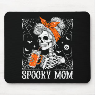 Spooky Mum Vintage Halloween Spooky Mother Mouse Pad