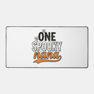 Spooky Nana Halloween Ghost Vintage Shirt Design_1 Desk Mat