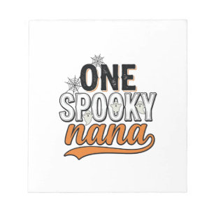 Spooky Nana Halloween Ghost Vintage Shirt Design_1 Notepad