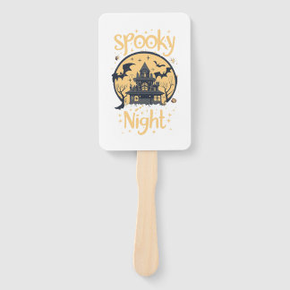 Spooky Night Halloween Hand Fan