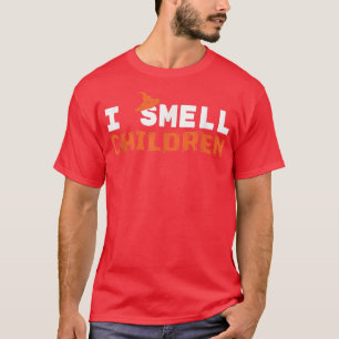 Spooky Night Halloween I Smell Children Scary Witc T-Shirt