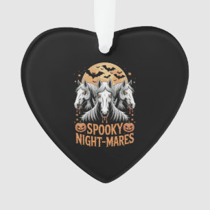 Spooky Night Mares Halloween Horse Ornament