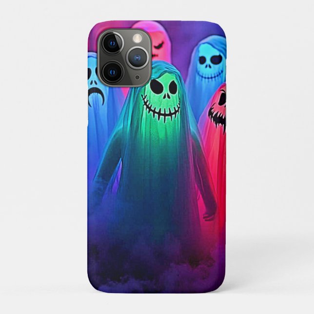 Spooky Night of Colourful Ghosts Design Case-Mate iPhone Case (Back)