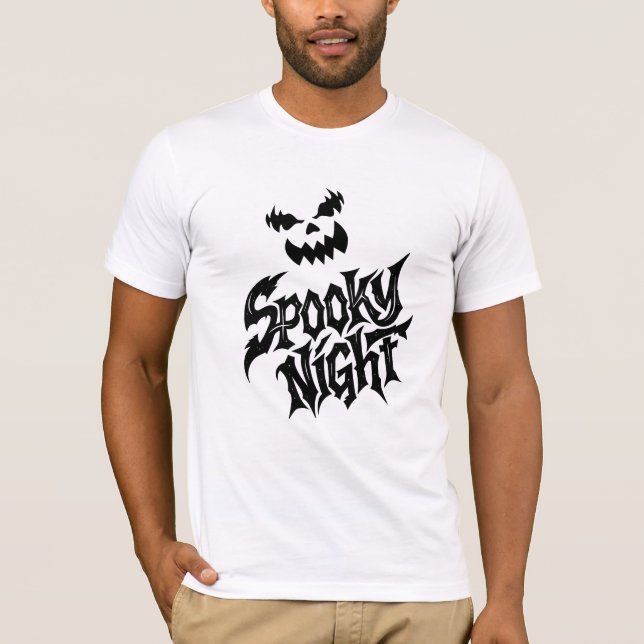Spooky night Pumpkin face   T-Shirt (Front)