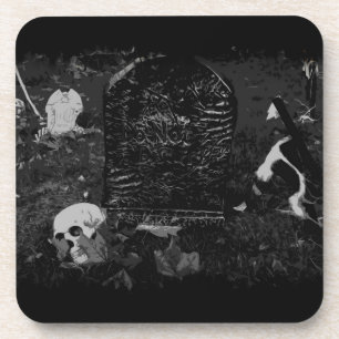 Spooky Night - Skulls and Graves Coaster