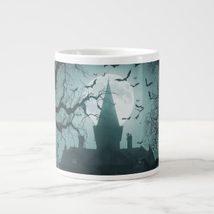 Spooky Night with Jack-o'-Lanterns Large Coffee Mug