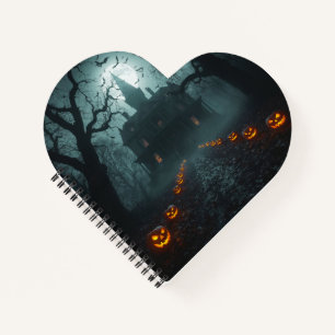 Spooky Night with Jack-o'-Lanterns Notebook