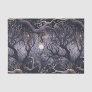 Spooky Nighttime Garden Tissue Paper