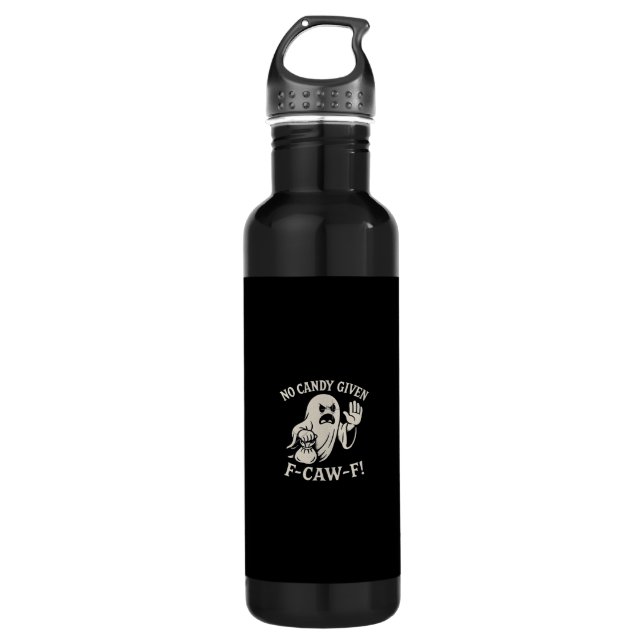 Spooky No Given F-Caw-F Graphic 710 Ml Water Bottle (Front)