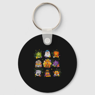 Spooky Nuggets Meal Bucket Halloween Chicken Nugge Key Ring