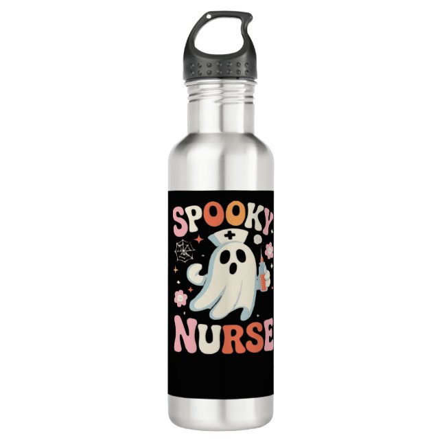 Spooky Nurse Classic T-Shirt_1 710 Ml Water Bottle (Front)
