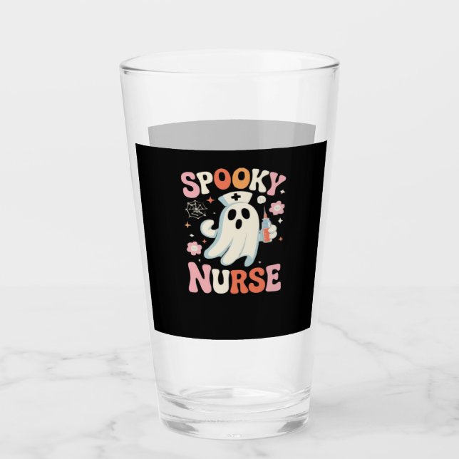 Spooky Nurse Classic T-Shirt_1 Glass (Front)