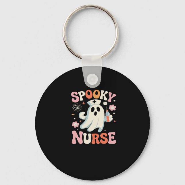 Spooky Nurse Classic T-Shirt_1 Key Ring (Front)