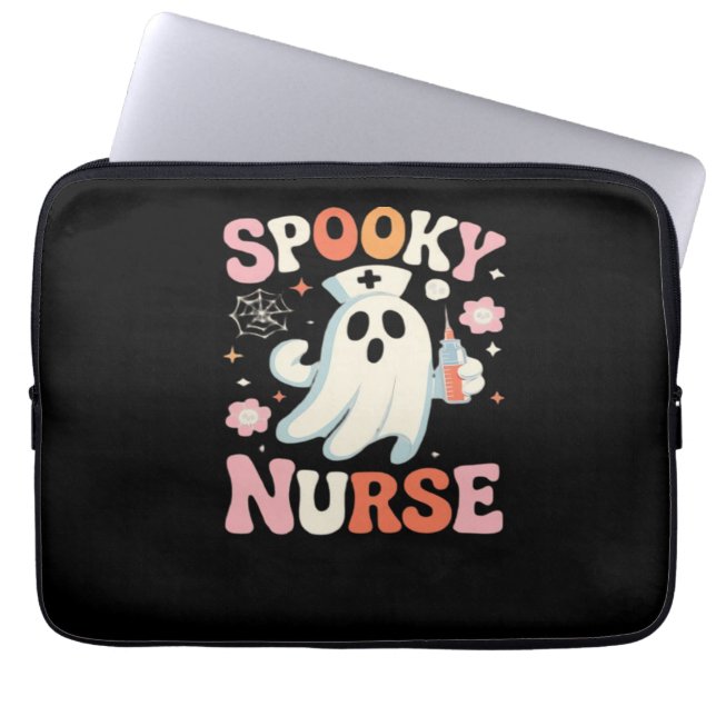 Spooky Nurse Classic T-Shirt_1 Laptop Sleeve (Front)