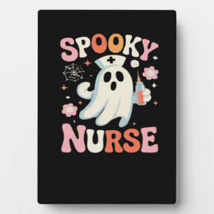 Spooky Nurse Classic T-Shirt_1 Plaque