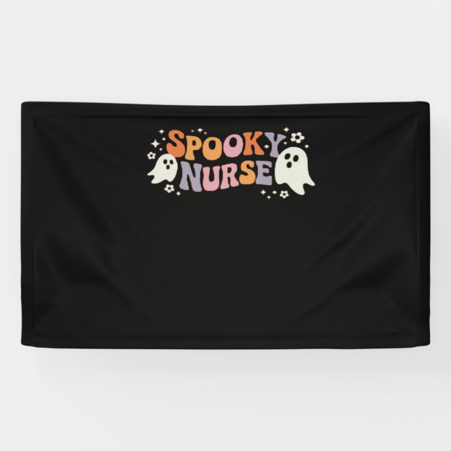 Spooky Nurse Classic T-Shirt Banner (Horizontal)