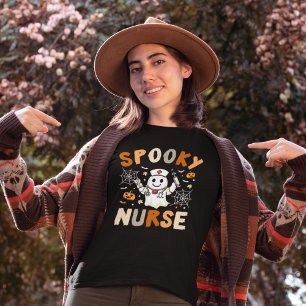 Spooky Nurse, Fun Halloween Nurse T-Shirt