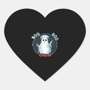 Spooky Nurse Ghost Haunted Hospital Crew Ghostly N Heart Sticker