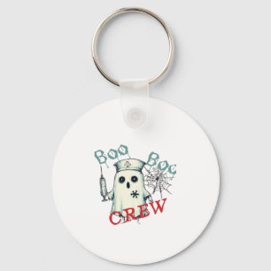 Spooky Nurse Ghost Haunted Hospital Crew Ghostly N Key Ring
