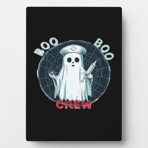Spooky Nurse Ghost Haunted Hospital Crew Ghostly N Plaque