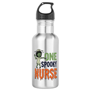 Spooky Nurse Halloween Vintage Vector Design_1 532 Ml Water Bottle