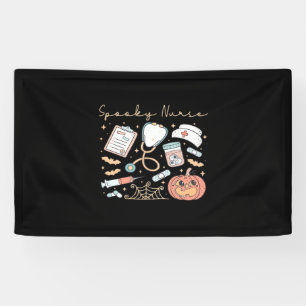 Spooky Nurse Life Oversized T-Shirt Banner