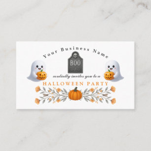 Spooky Office Halloween Party Essentials Business Card