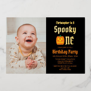 Spooky One 1st Birthday