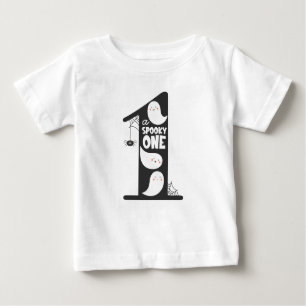 Spooky One 1st Birthday Baby Shirt