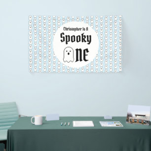 Spooky One 1st Birthday Banner