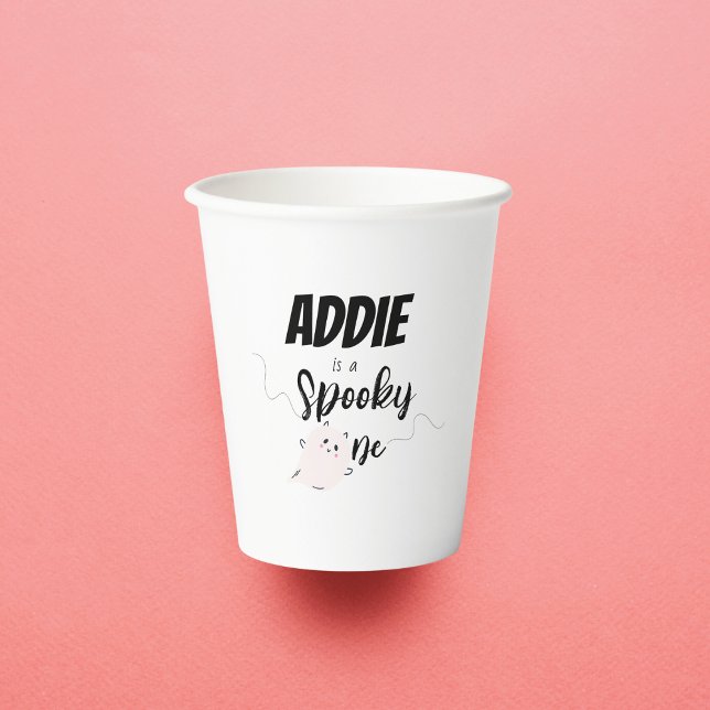 Spooky One | 1st Birthday Cups | Pink Ghost (Creator Uploaded)