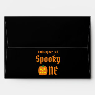 Spooky One 1st Birthday Envelope