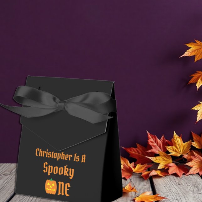 Spooky One 1st Birthday Favour Box (Creator Uploaded)