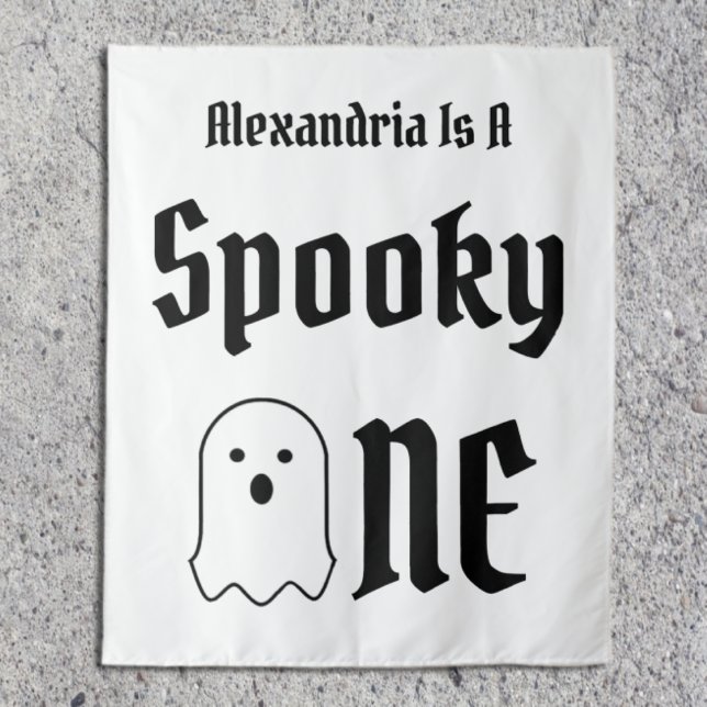 Spooky One 1st Birthday Tapestry (Creator Uploaded)