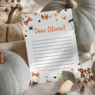 Spooky One 1st Birthday Time Capsule Card