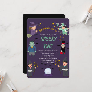 Spooky one birthday Invitation