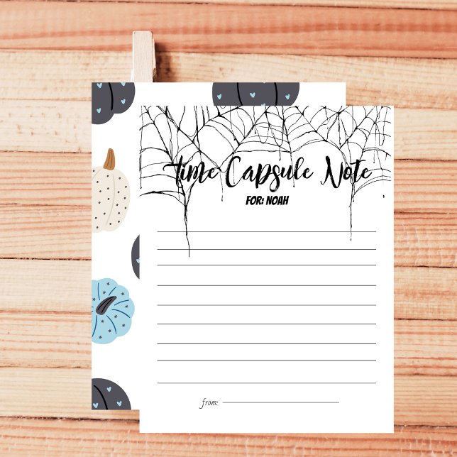 Spooky One | Birthday Time Capsule Note | Blues Card (Creator Uploaded)