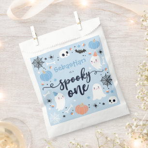 Spooky One Cute Halloween Ghost 1st Birthday Decor Favour Bag