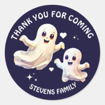 Spooky one Cute Halloween ghost birthday Thankyou